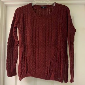 💥FLASH SALE💥 Dark maroon American Eagle sweater